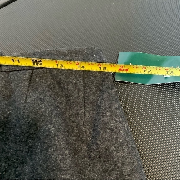 Harve Benard Woman’s Gray Wool Trousers Flat Front 8 Career Office Workwear - Picture 11 of 13